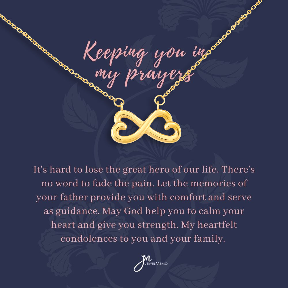 Sympathy Necklace - Keeping You In My Prayers