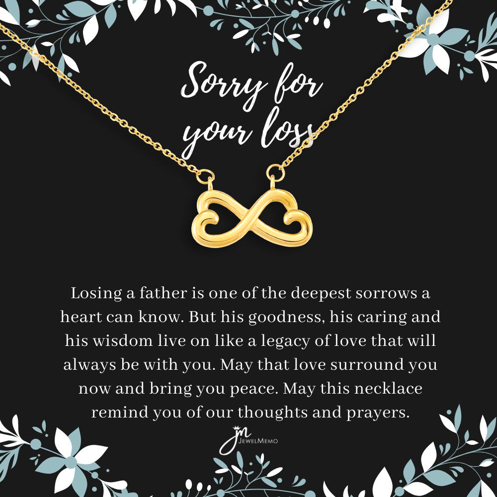 Sympathy Necklace - Sorry For Your Loss