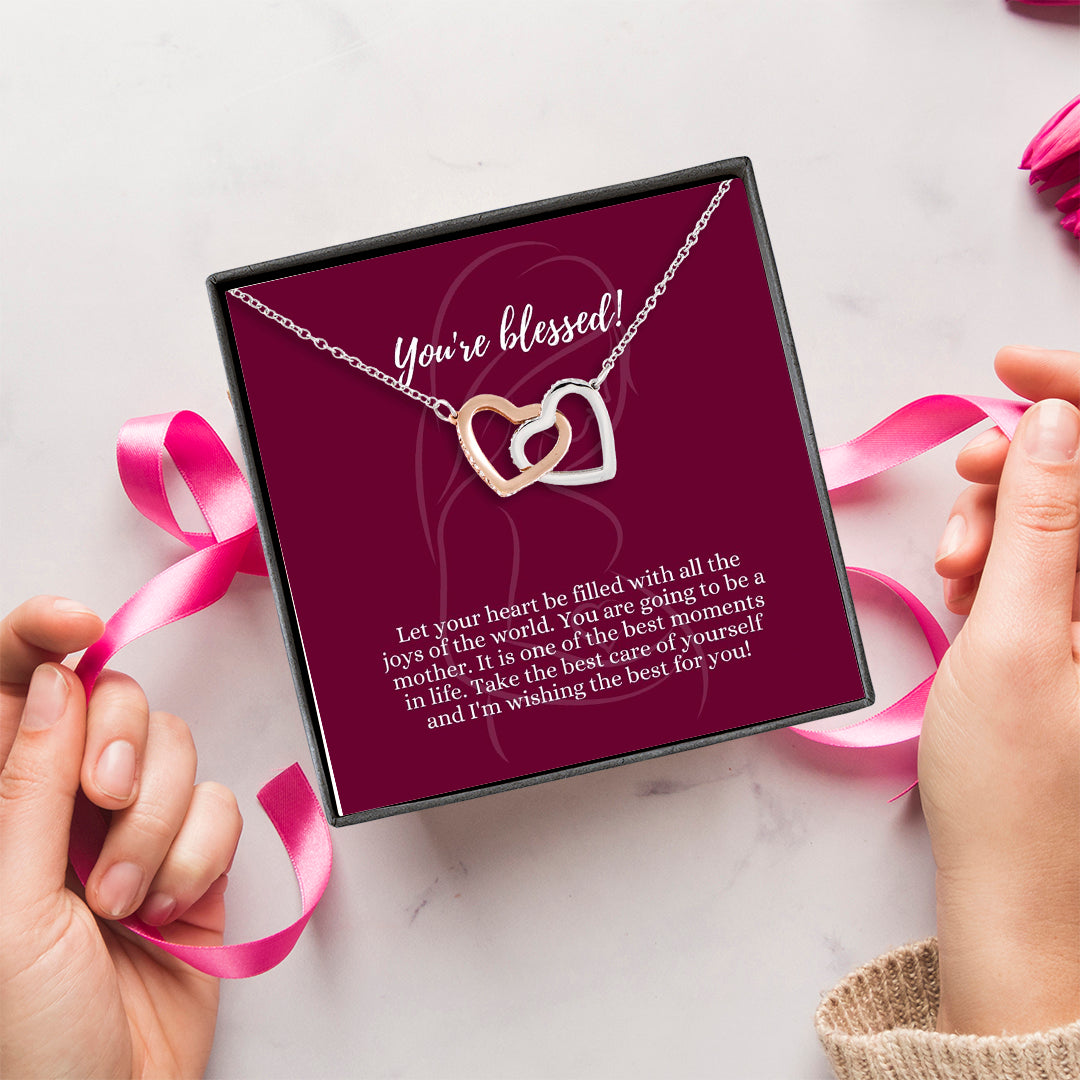 Mom-To-Be Necklace - Wishing The Best For You