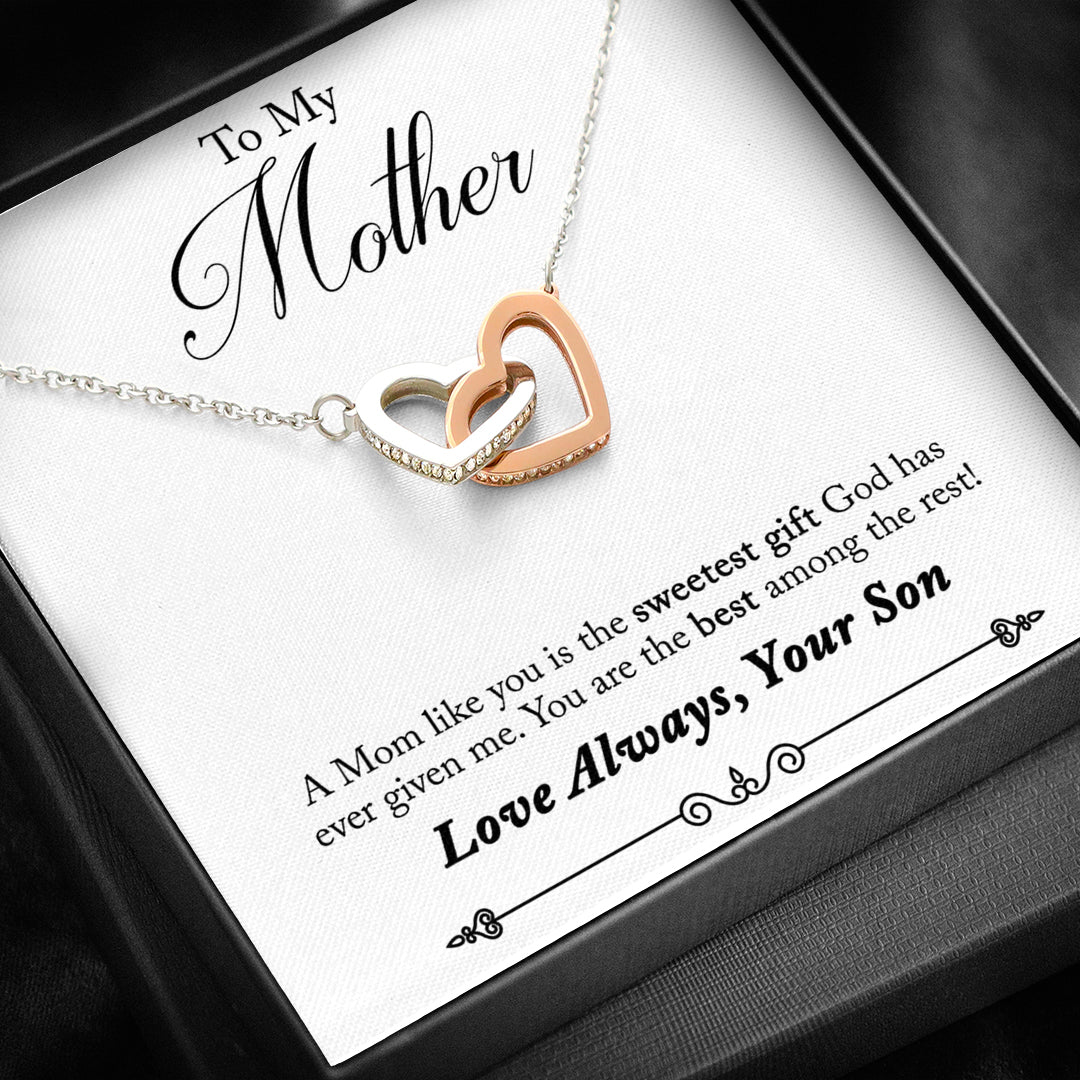 For Mom Necklace - You Are The Best Among The Rest