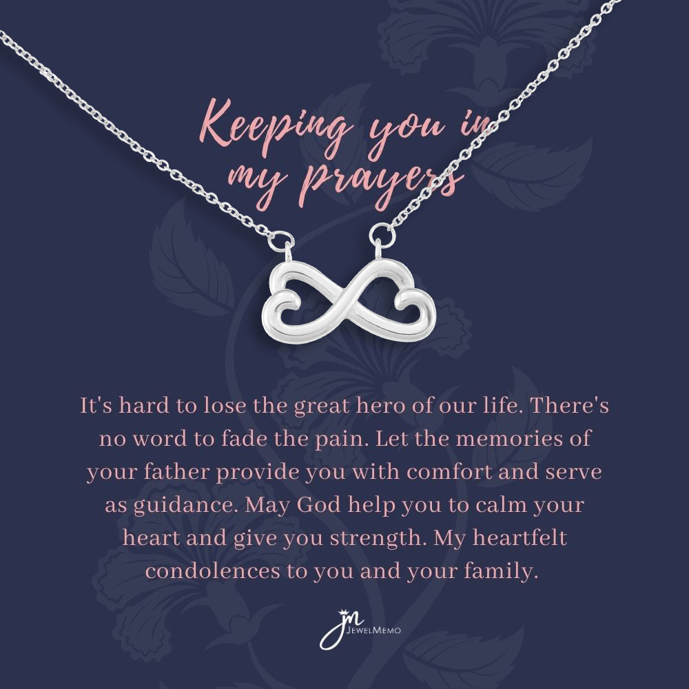 Sympathy Necklace - Keeping You In My Prayers