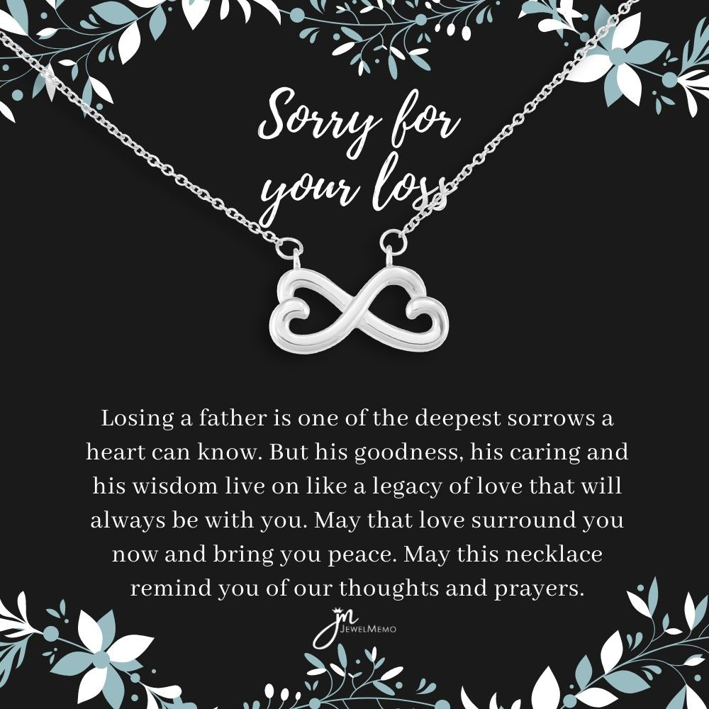 Sympathy Necklace - Sorry For Your Loss