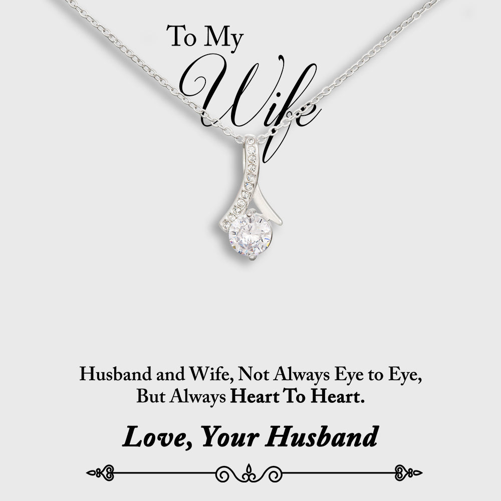 Wife Necklace - Heart To Heart