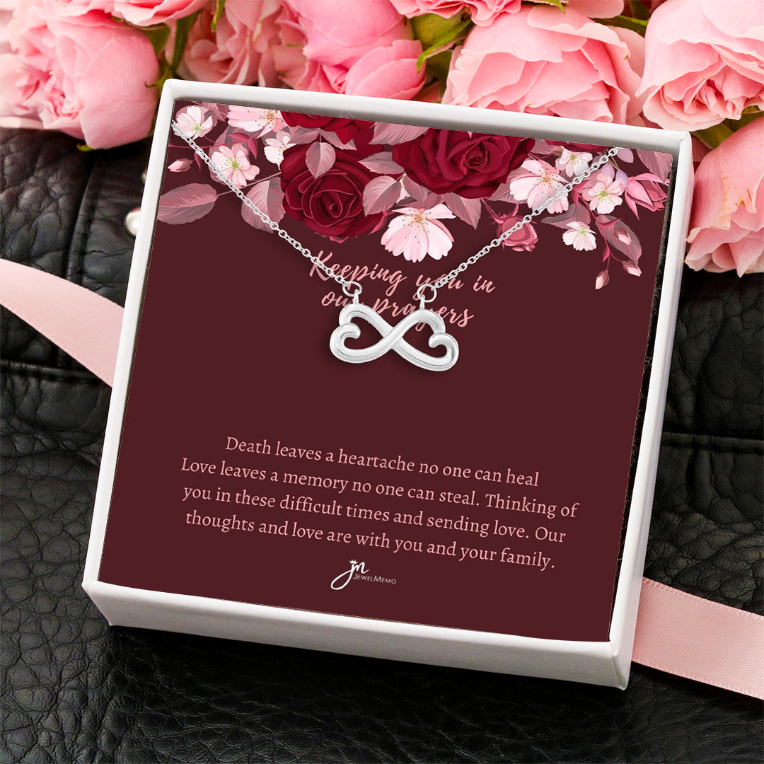 Sympathy Necklace - Keeping You In Our Prayers