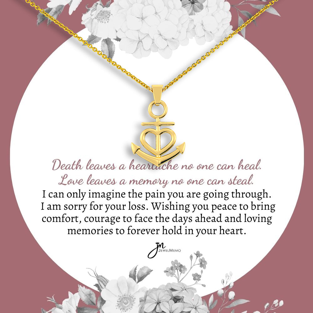 Sympathy Necklace - Love Leaves A Memory No One Can Steal