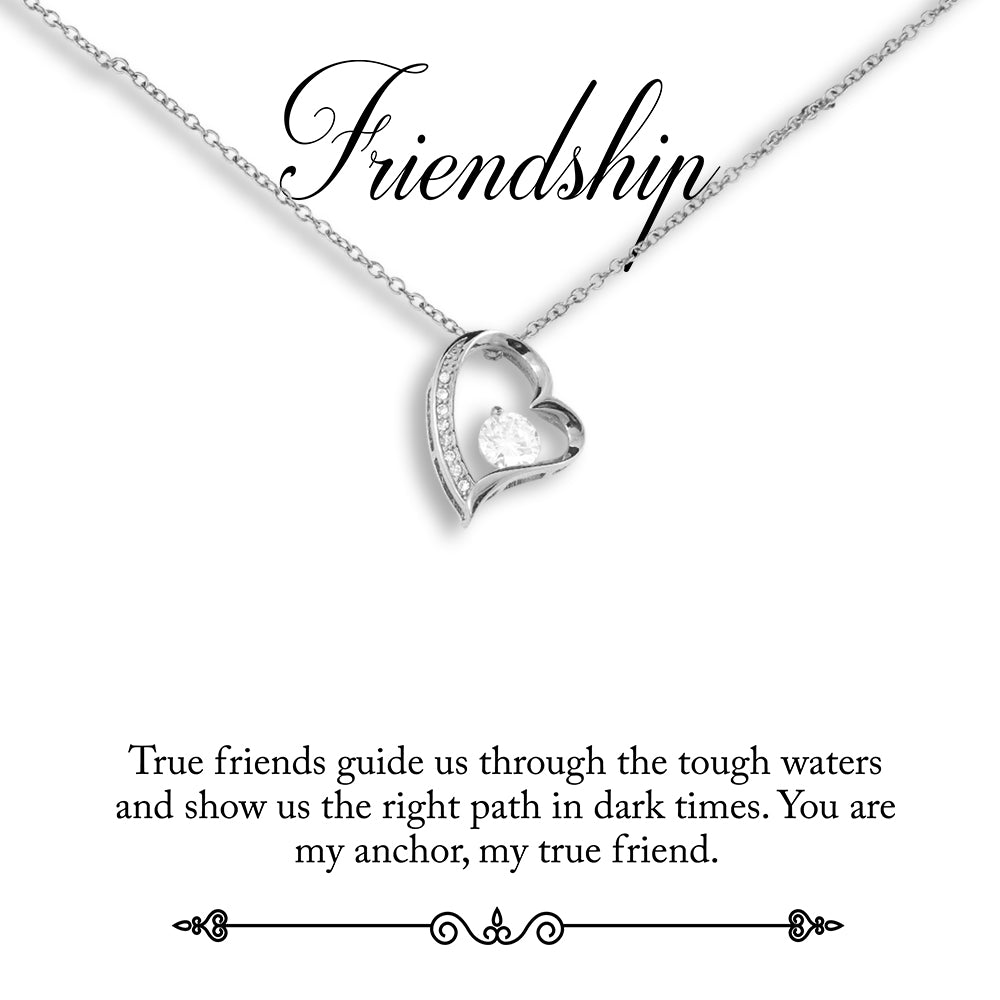 Friendship Necklace - You Are My Anchor