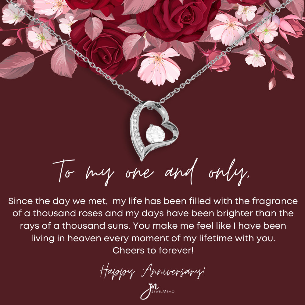 Anniversary Necklace - To My One And Only