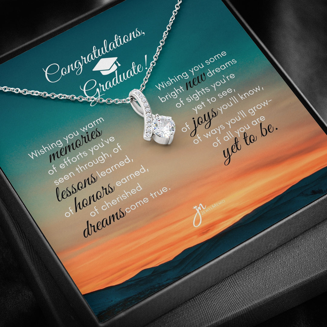 Alluring Beauty Graduation Necklace - Bright New Dreams