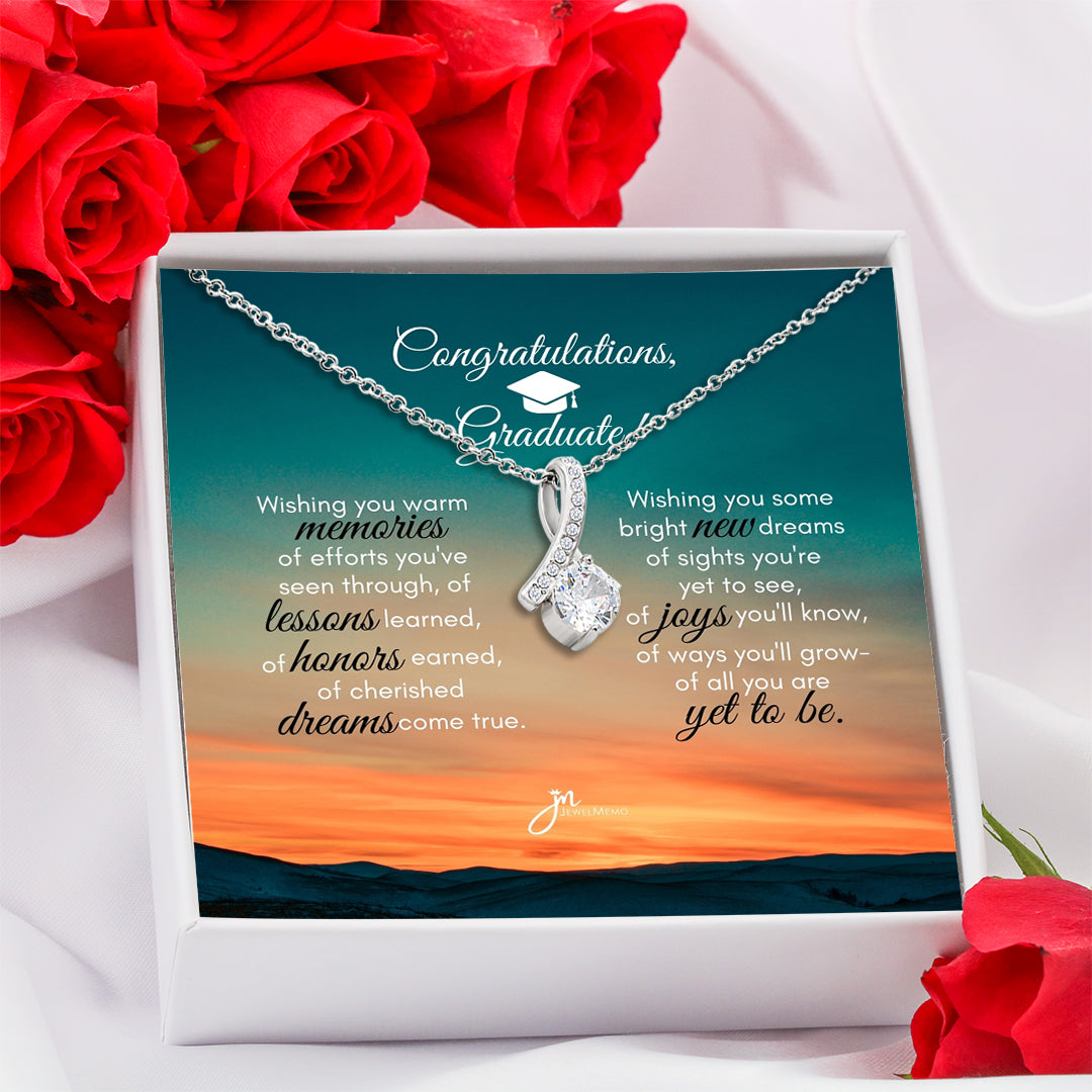 Alluring Beauty Graduation Necklace - Bright New Dreams