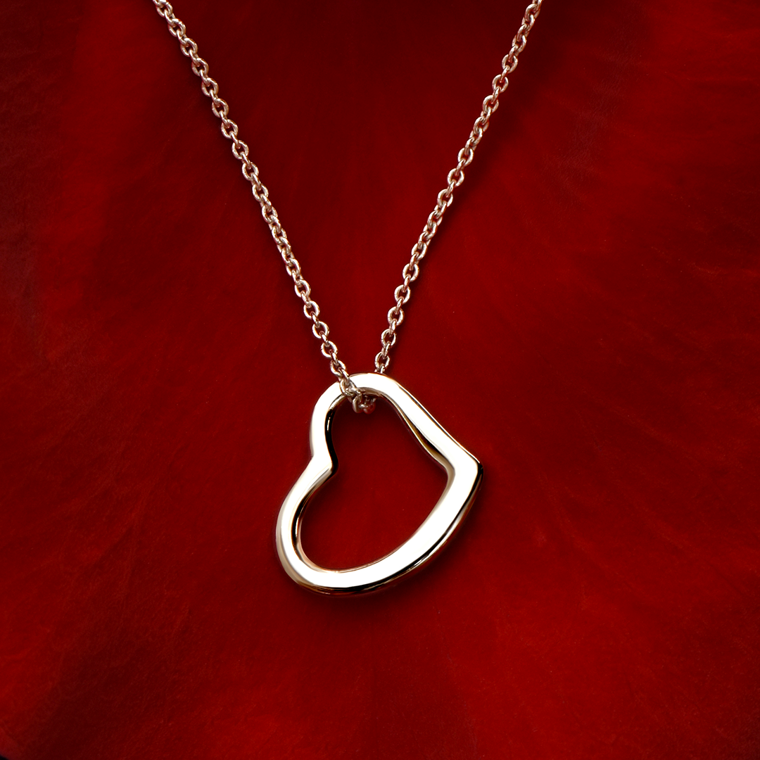 Will You Be My Valentine Heart Necklace