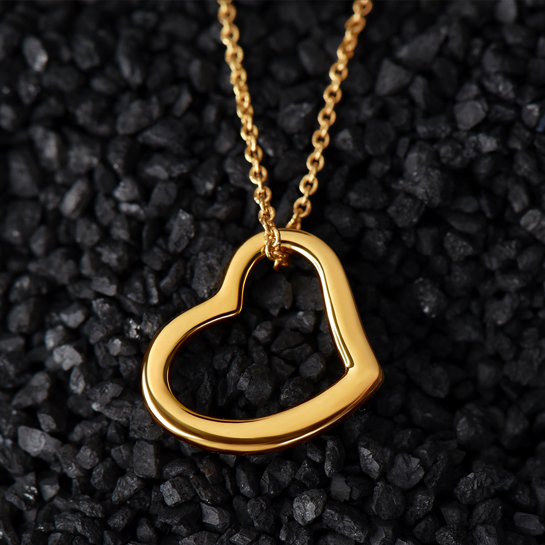 Will You Be My Valentine Heart Necklace