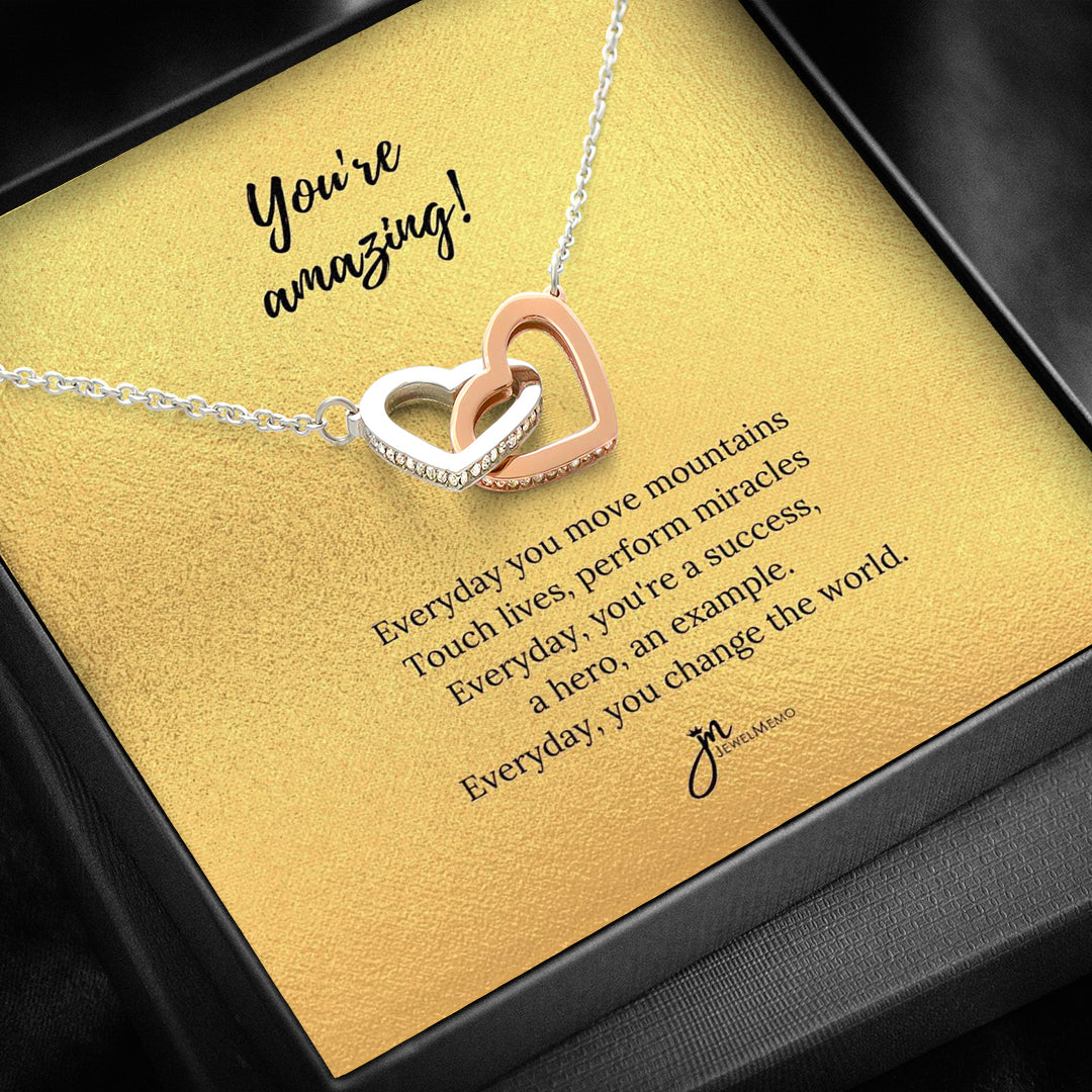 Special Message Necklace - You're Amazing