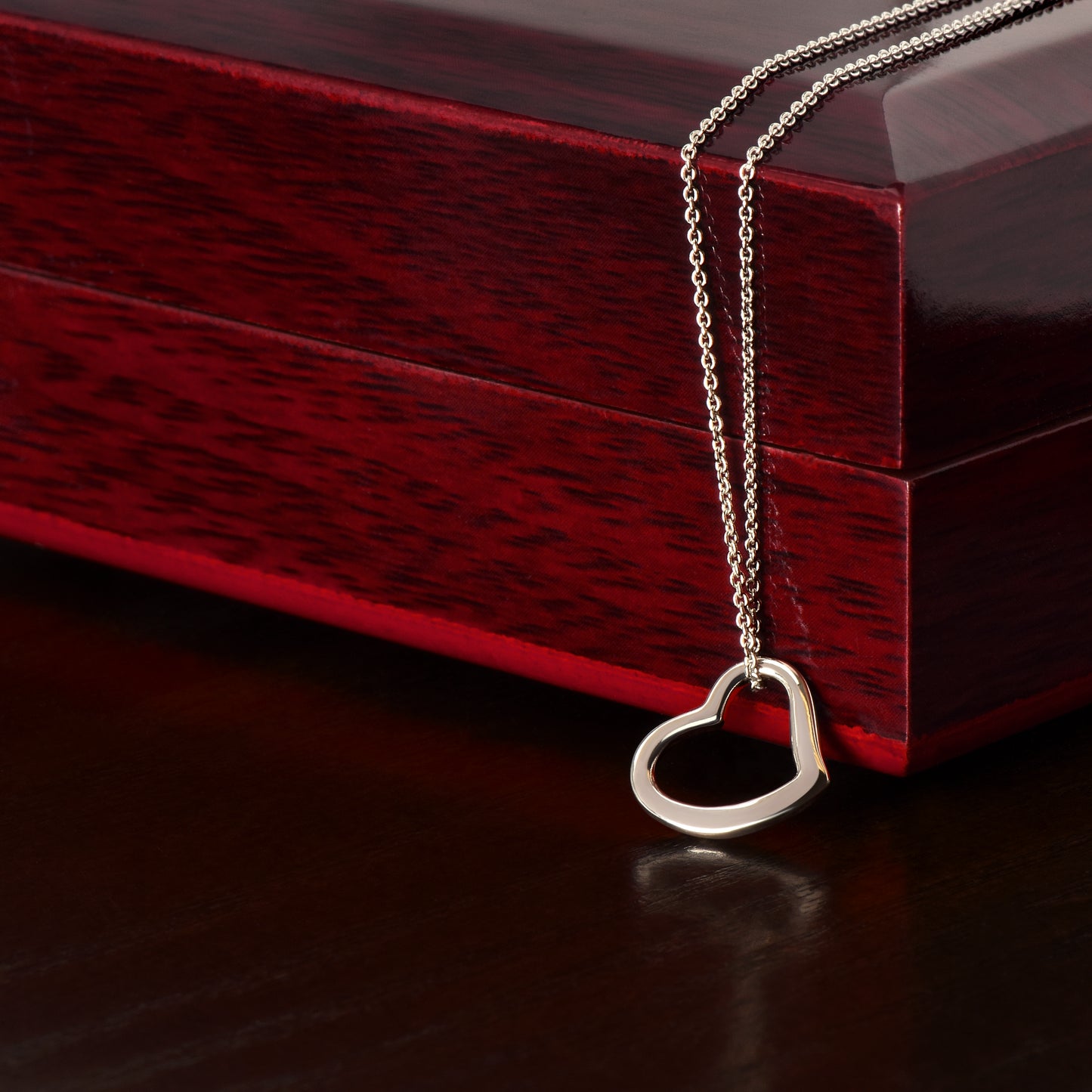 Will You Be My Valentine Heart Necklace