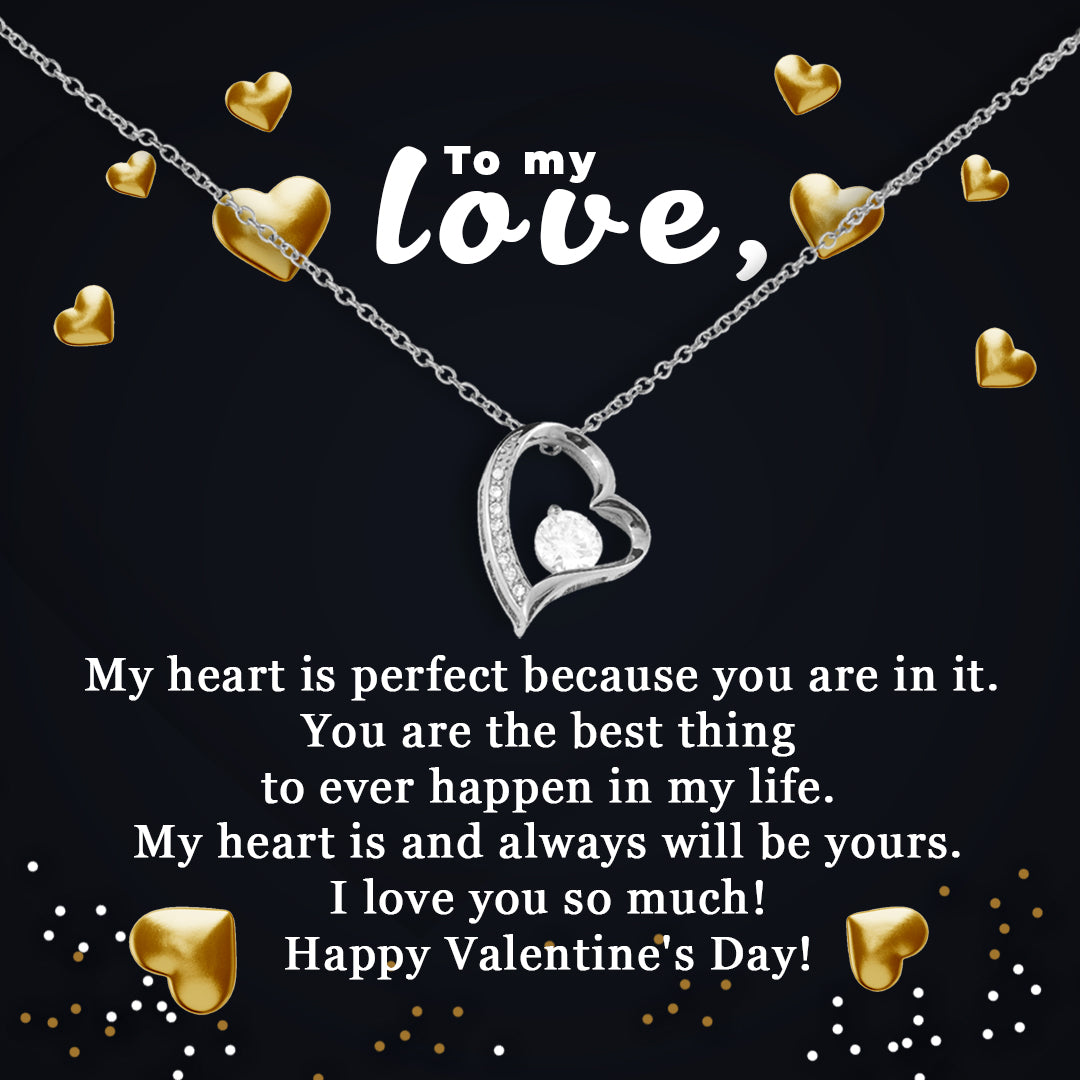 To My Love Necklace - My Heart Is Perfect