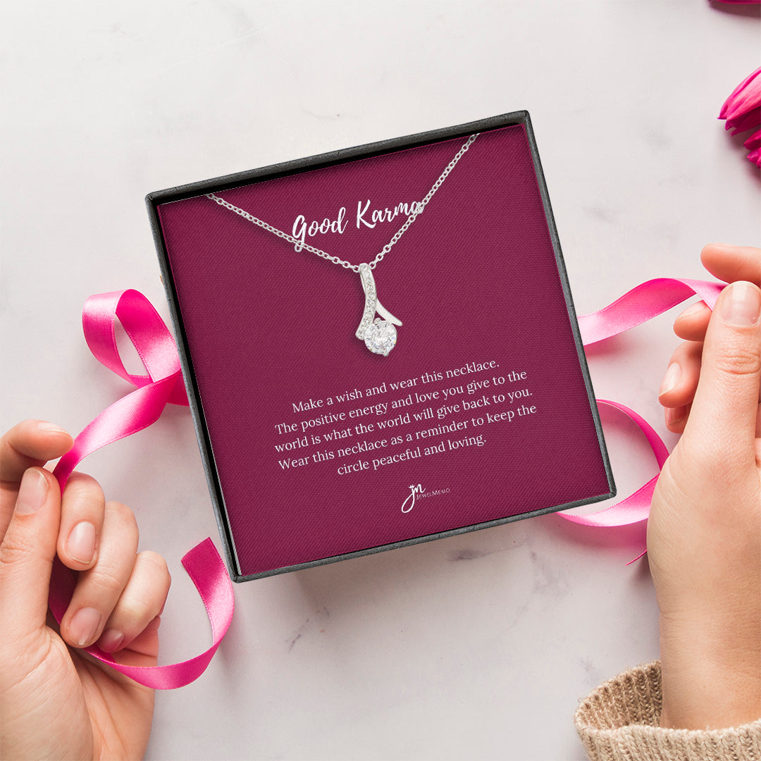 Special Message Necklace - Good Karma