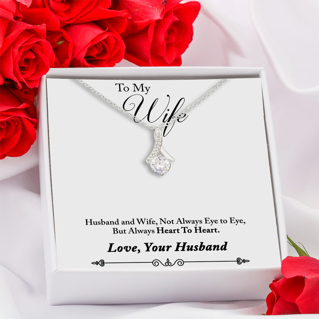 Wife Necklace - Heart To Heart