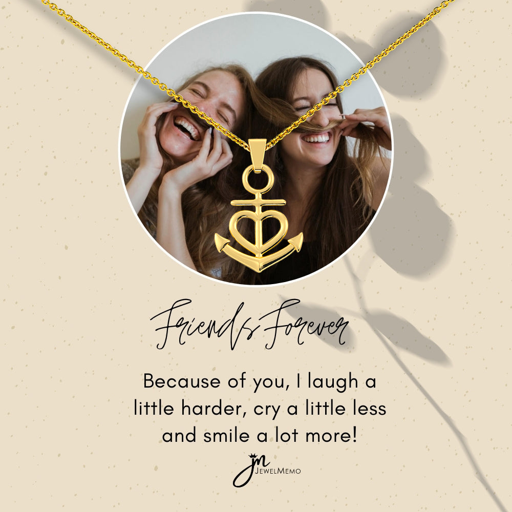 Friendship Necklace Custom Image - Friends Forever