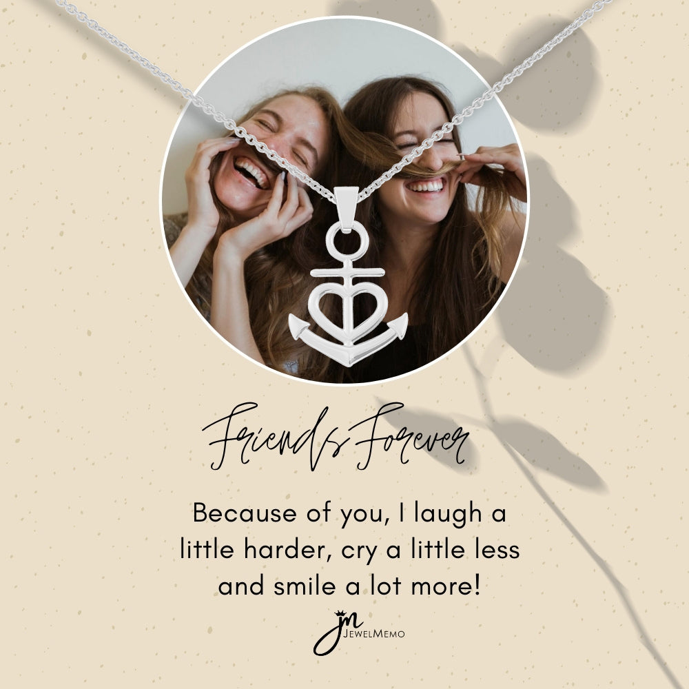 Friendship Necklace Custom Image - Friends Forever