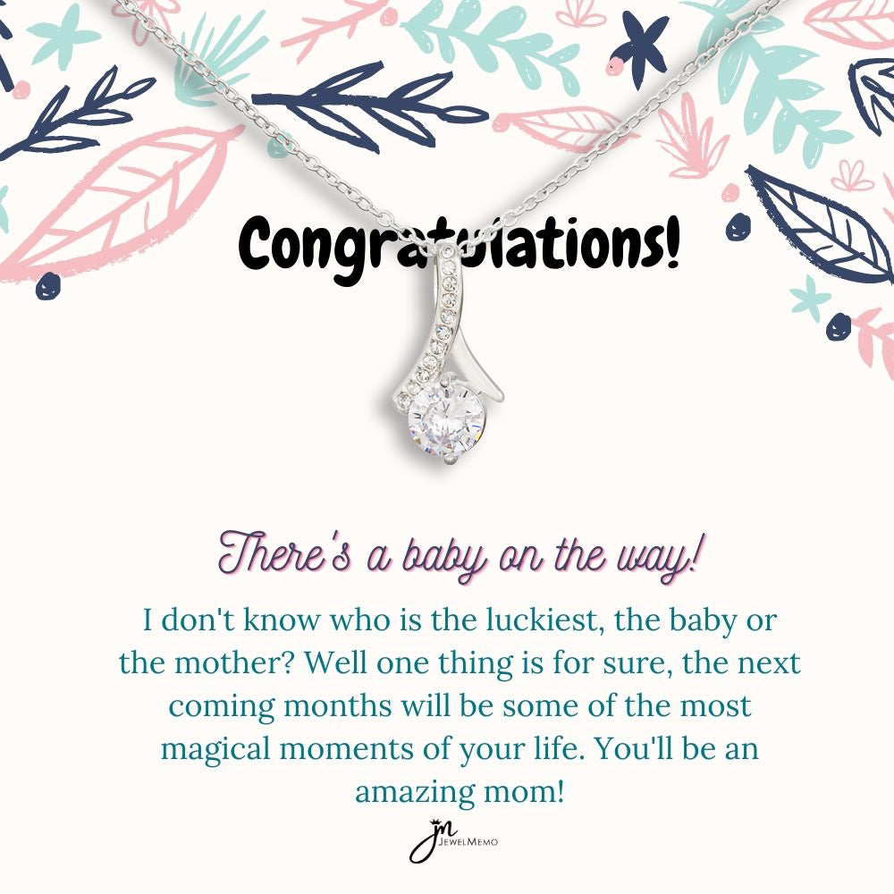 Mom-To-Be Necklace - There's A Baby On The Way