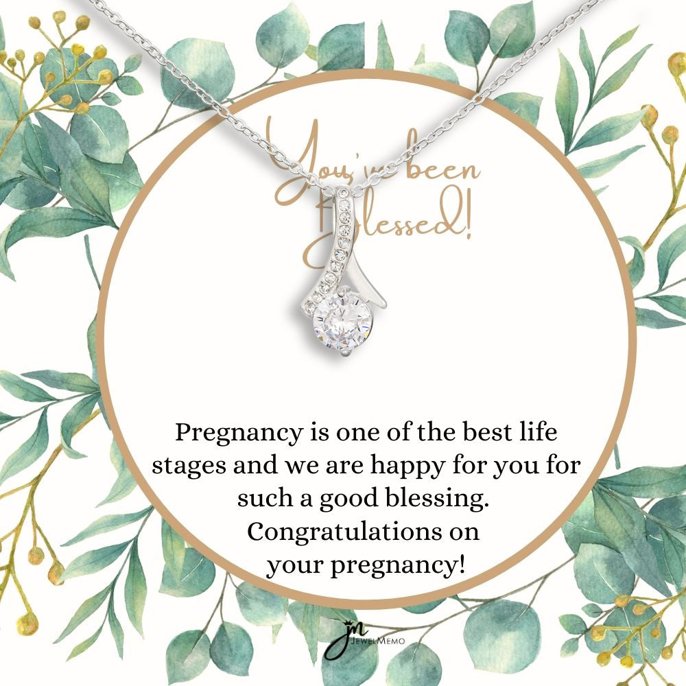 Mom-To-Be Necklace - You've Been Blessed