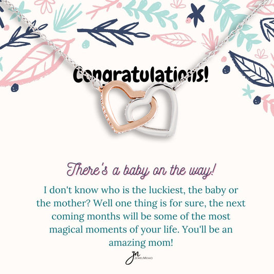 Mom-To-Be Necklace - There's A Baby On The Way