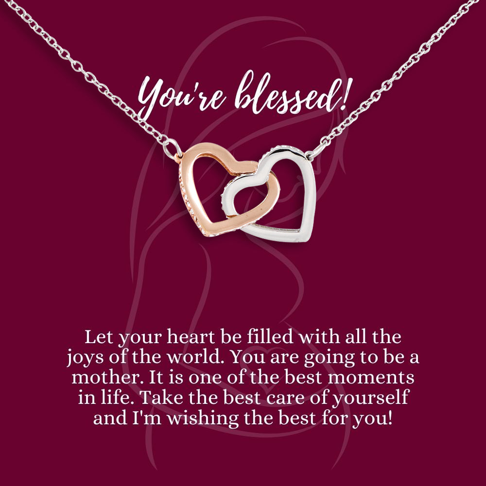 Mom-To-Be Necklace - Wishing The Best For You