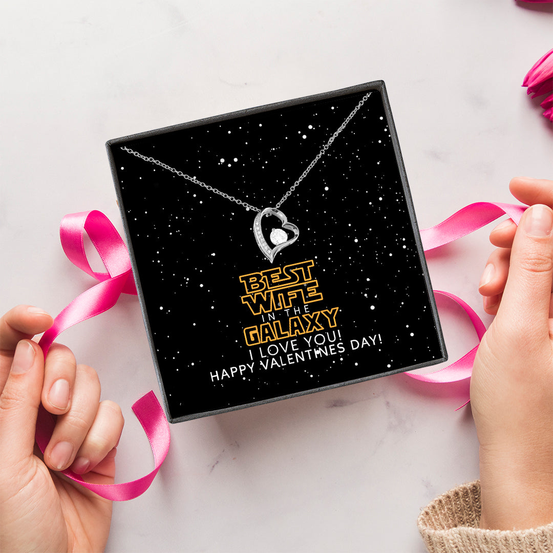 Best Wife In The Galaxy Forever Love Necklace