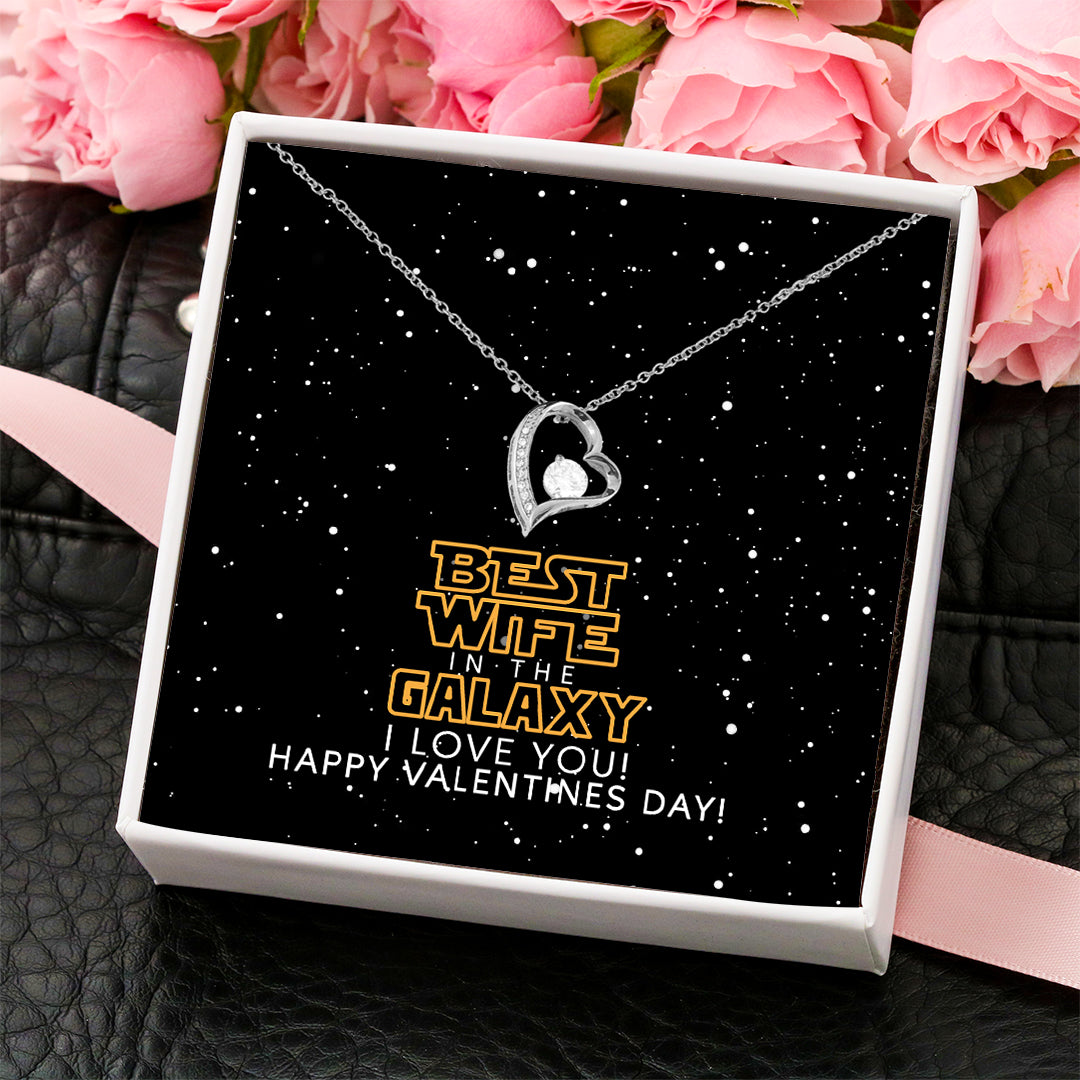 Best Wife In The Galaxy Forever Love Necklace