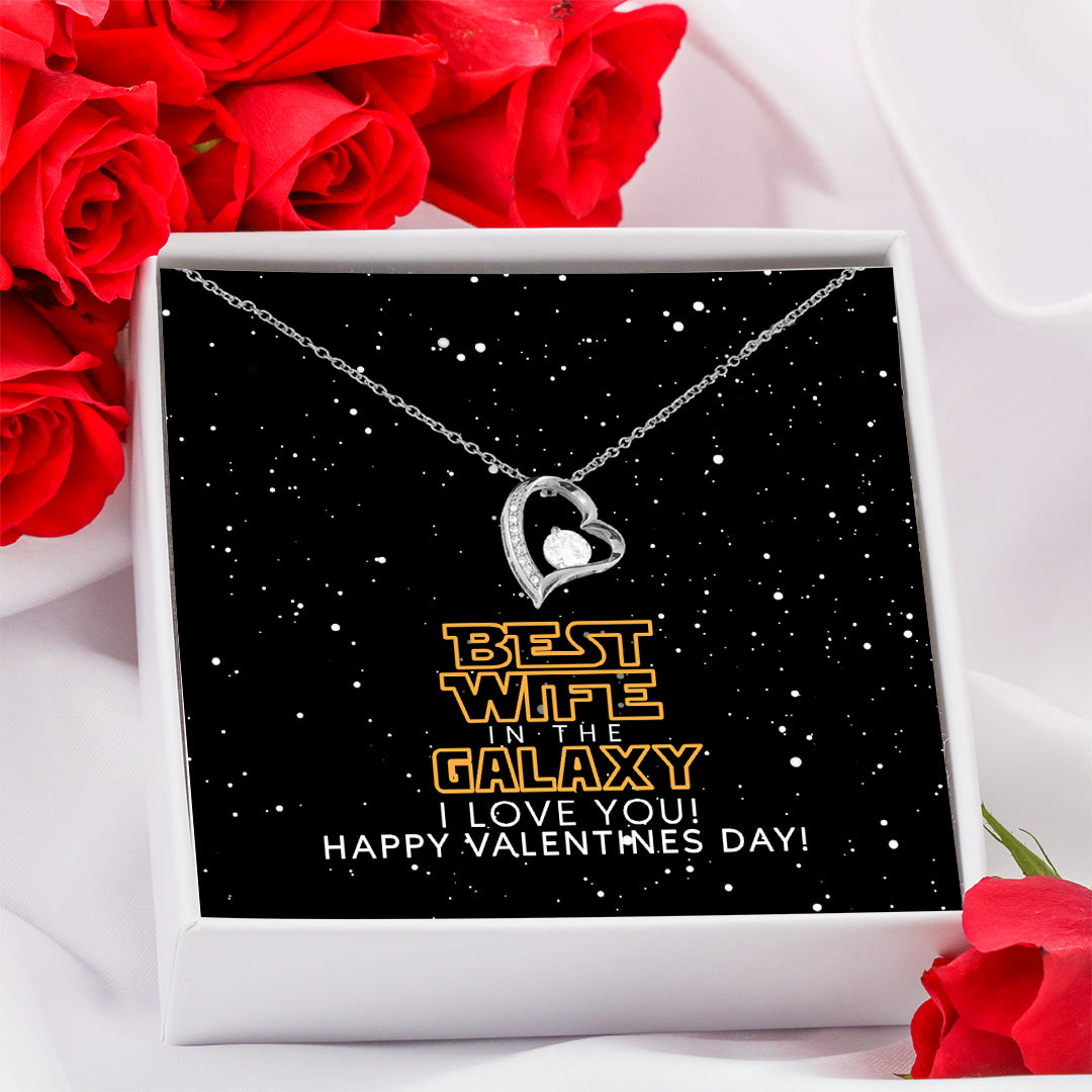 Best Wife In The Galaxy Forever Love Necklace