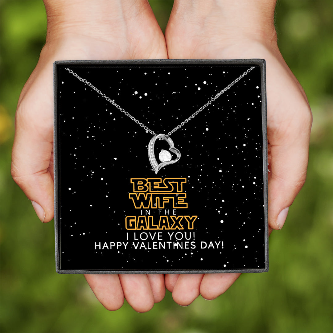 Best Wife In The Galaxy Forever Love Necklace