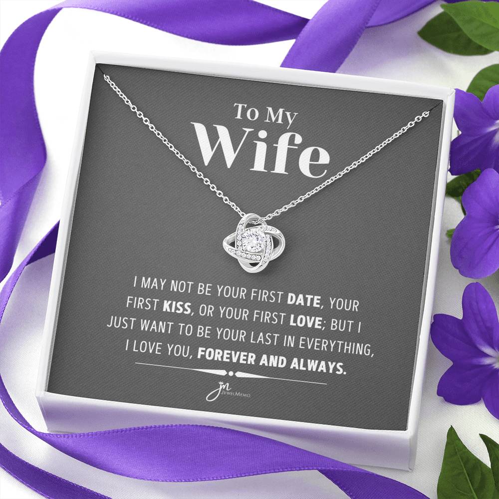 To My Wife Necklace - Forever And Always