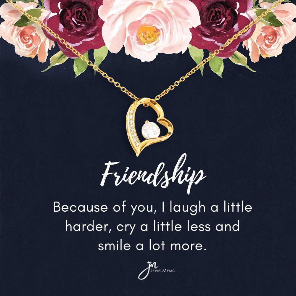 Friendship Necklace - Smile A Lot More