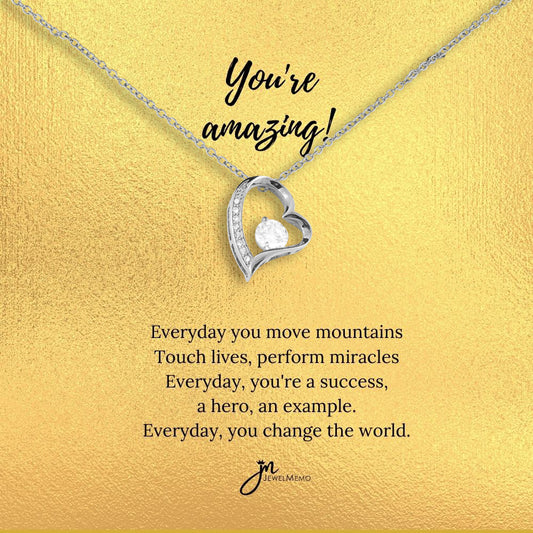 Special Message Necklace - You're Amazing