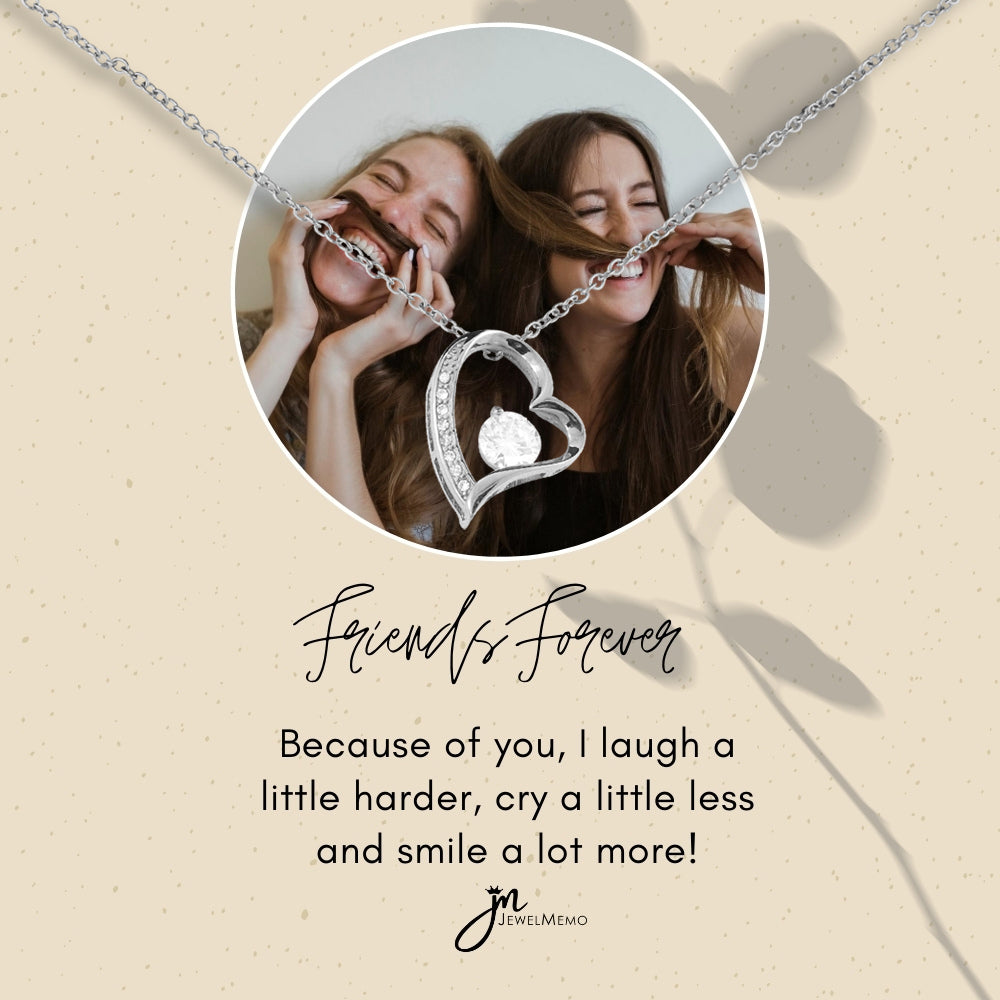 Friendship Necklace Custom Image - Friends Forever