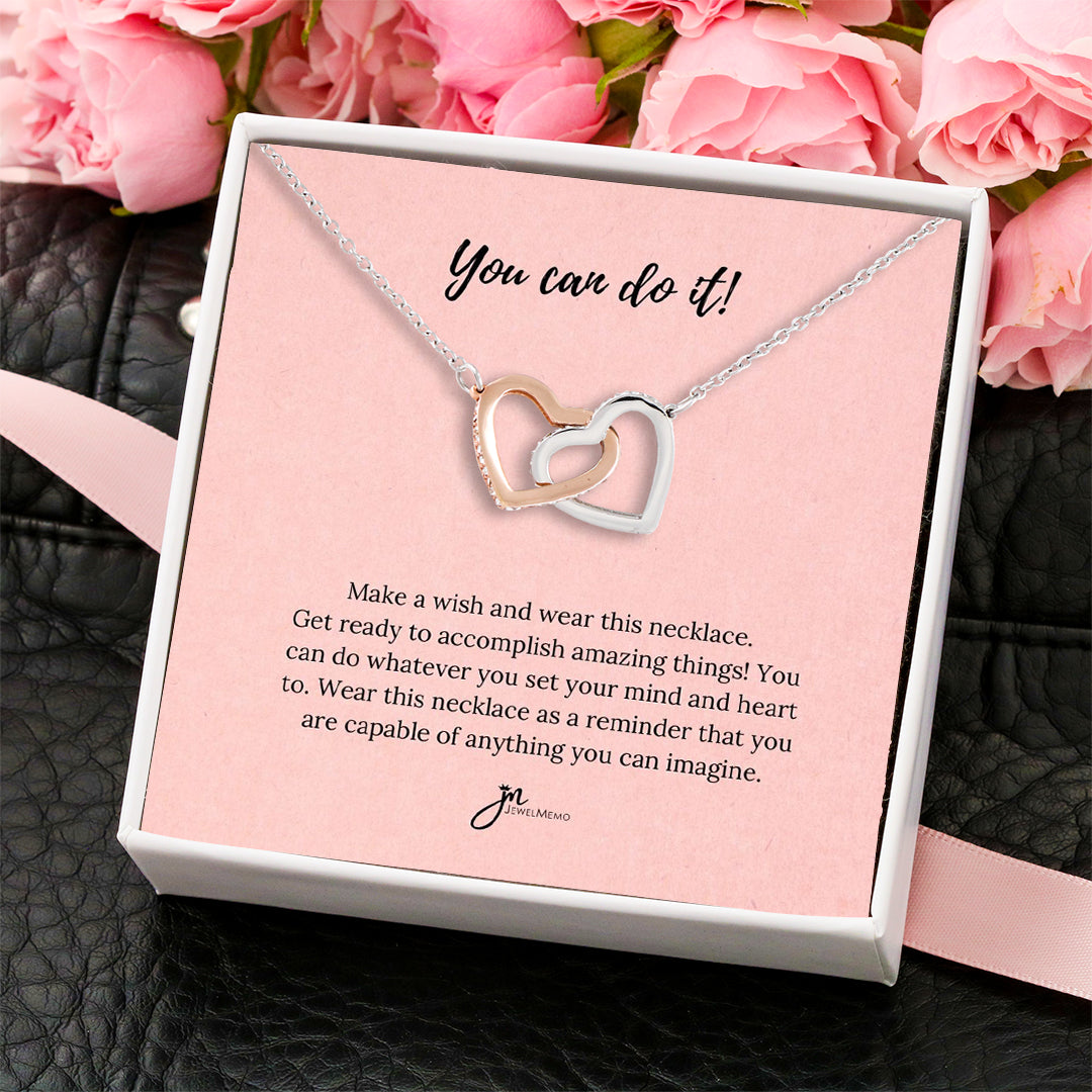 Special Message Necklace - You Can Do It!