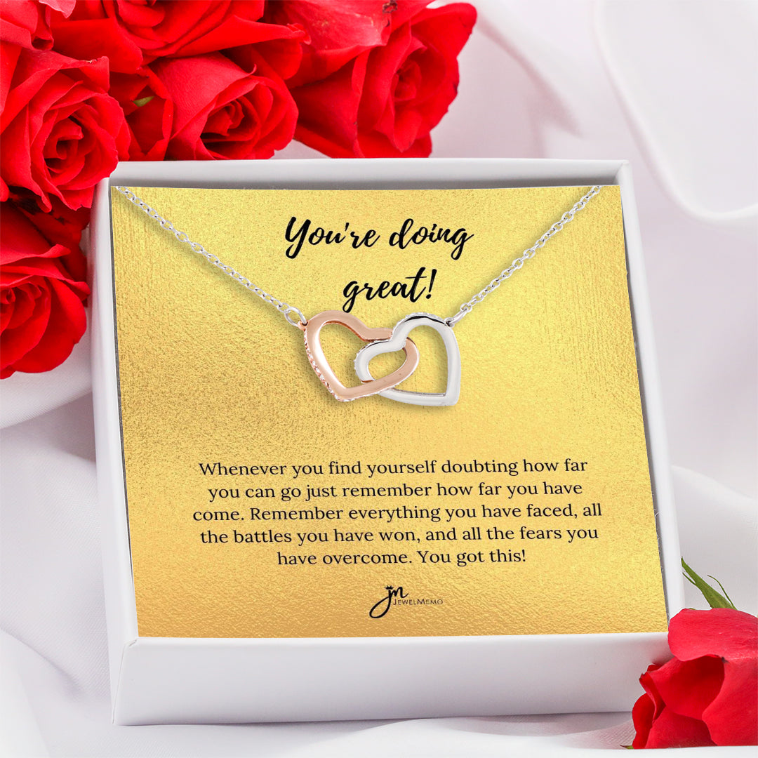 Special Message Necklace - You're Doing Great