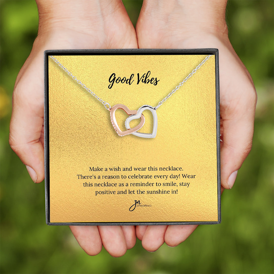 Special Message Necklace - Good Vibes