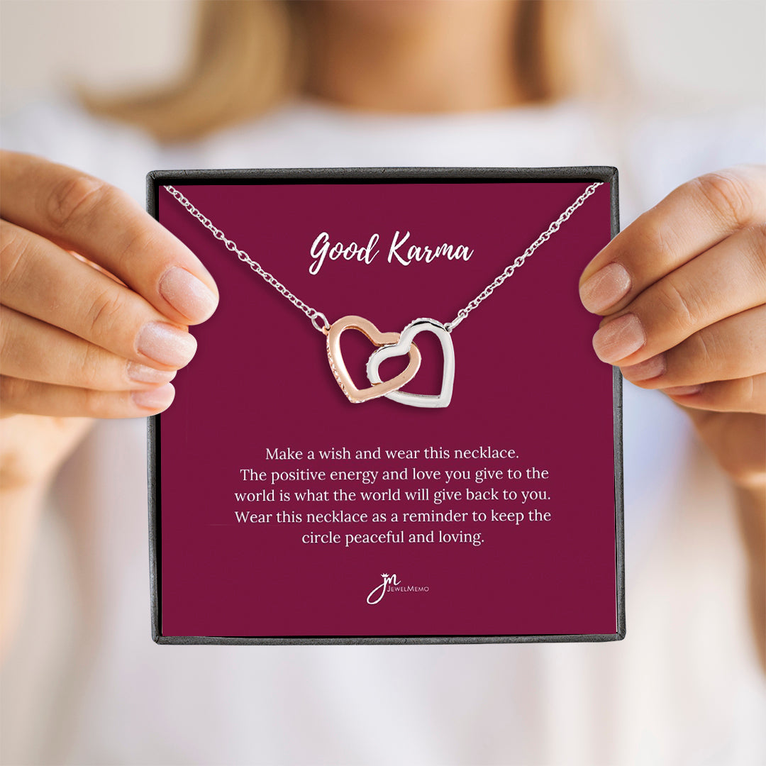 Special Message Necklace - Good Karma