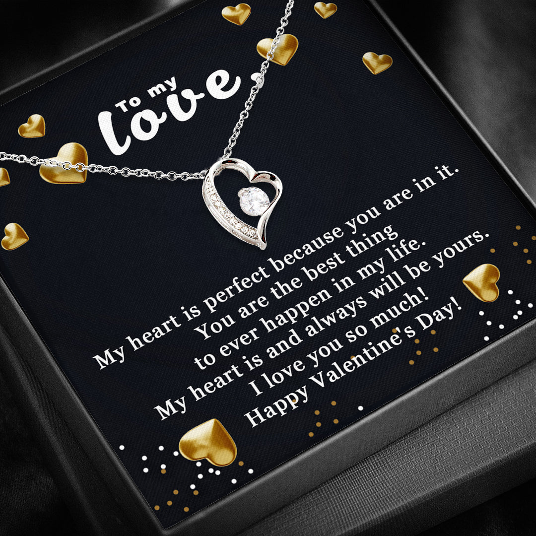 To My Love Necklace - My Heart Is Perfect