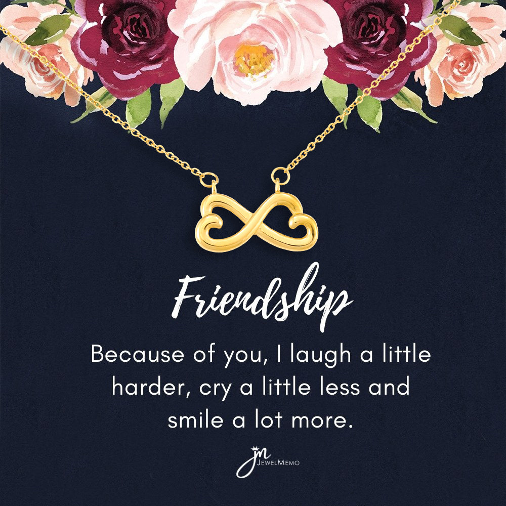 Friendship Necklace - Smile A Lot More