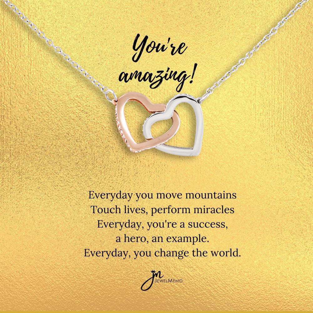 Special Message Necklace - You're Amazing