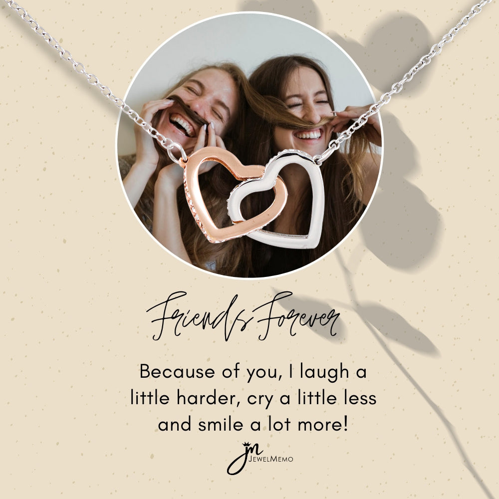 Friendship Necklace Custom Image - Friends Forever