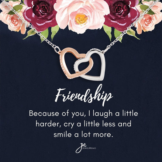 Friendship Necklace - Smile A Lot More