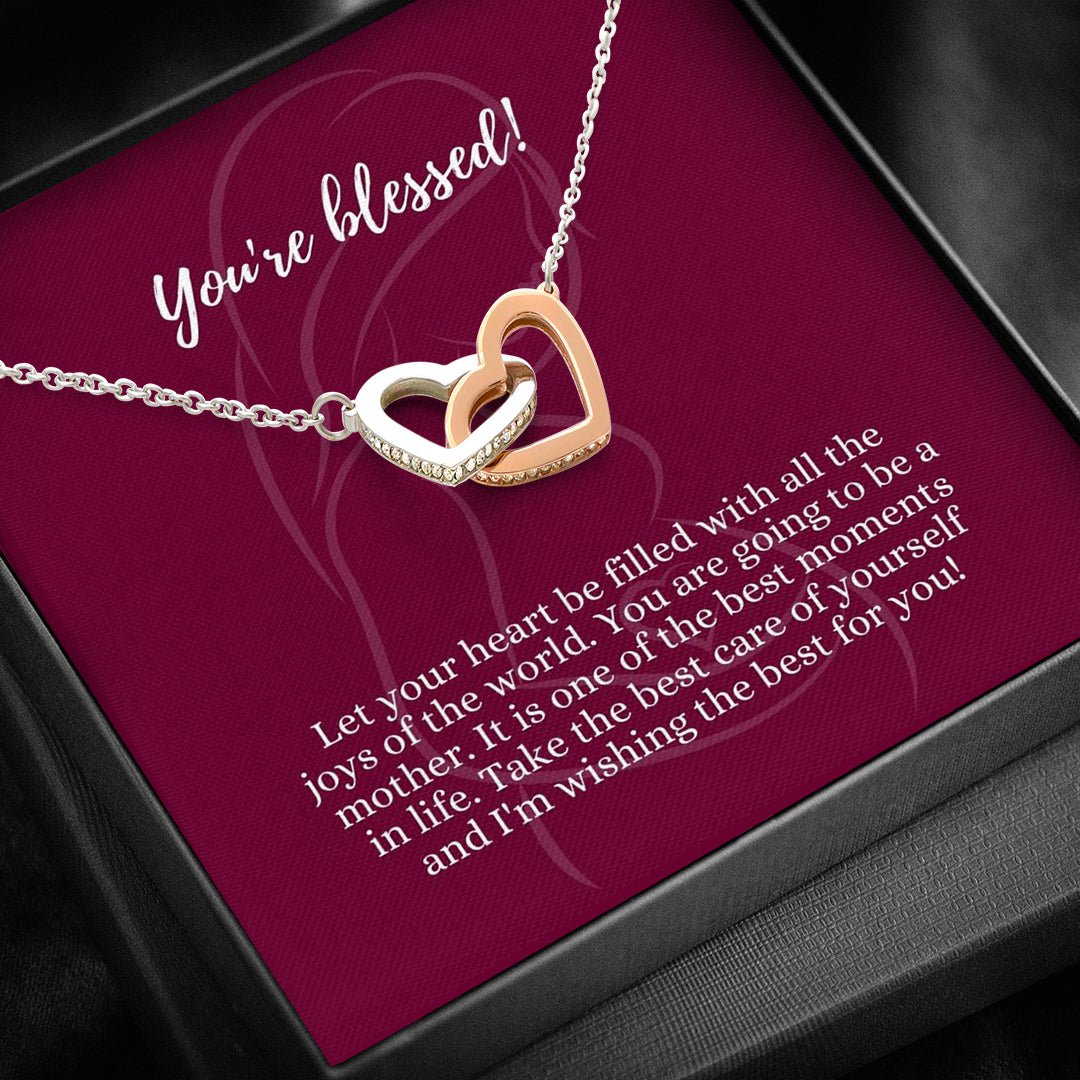 Mom-To-Be Necklace - Wishing The Best For You