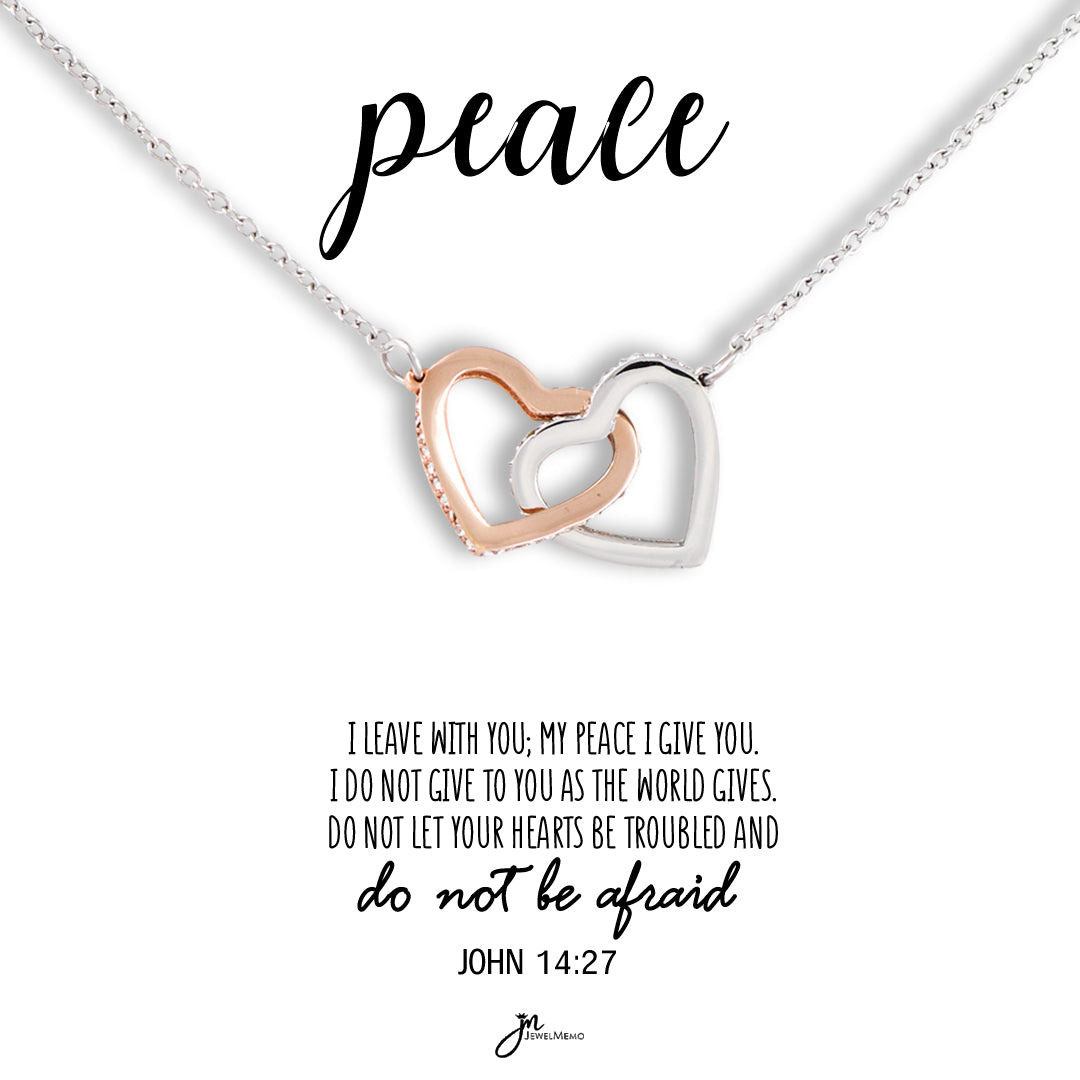 Cross Necklace - Peace